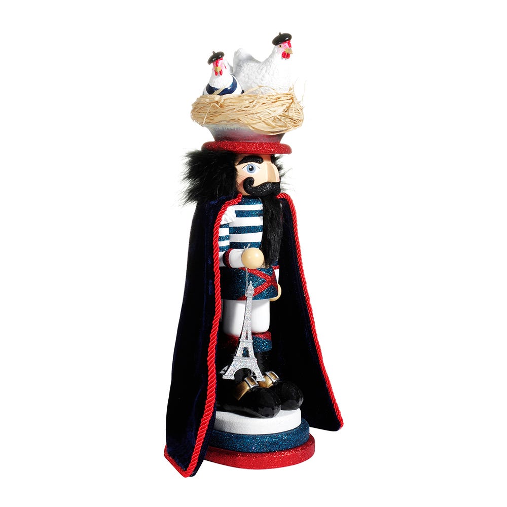 Kurt Adler 17.5-Inch Hollywood™ Three French Hens Nutcracker